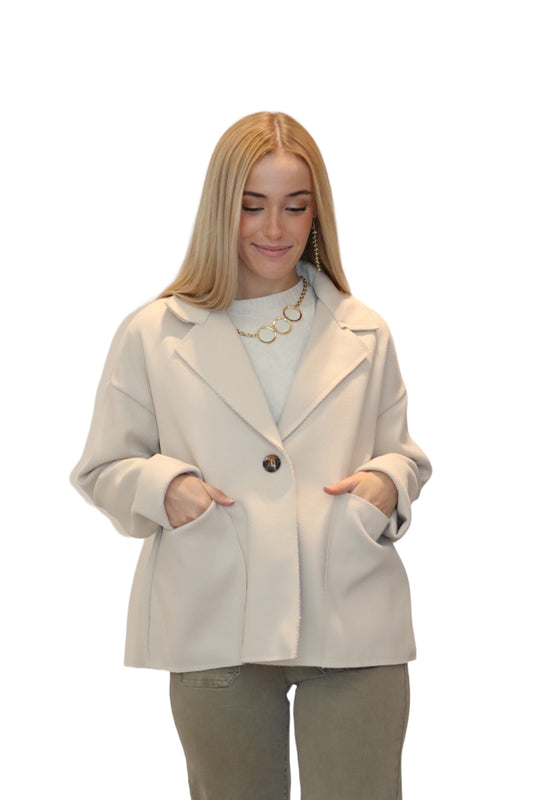 Chaqueta Ana Blanco Roto